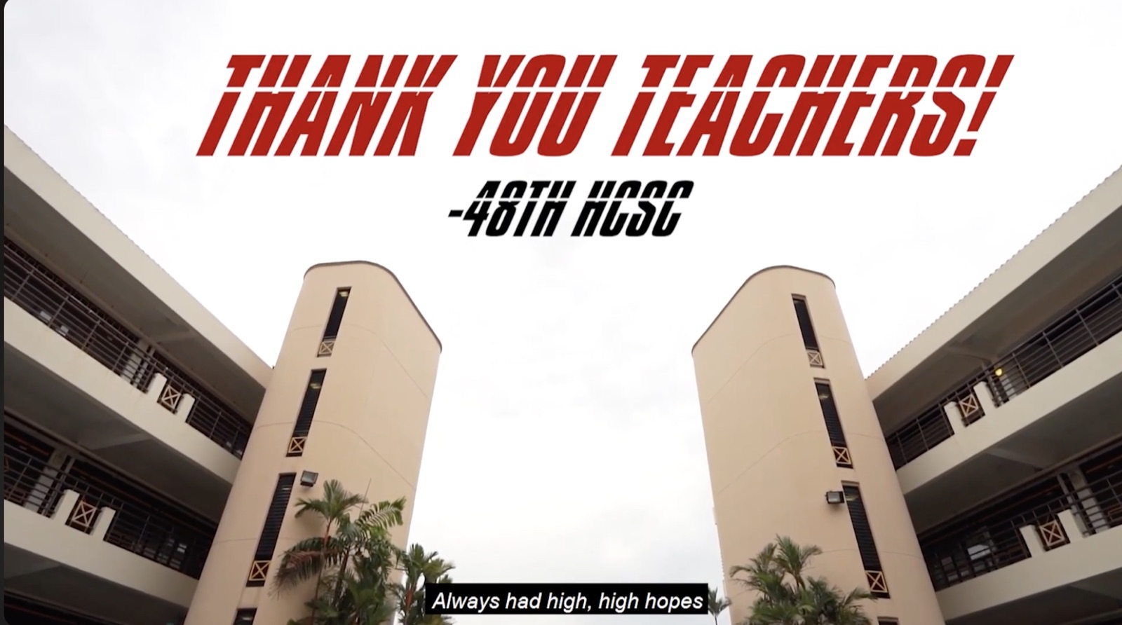 sang for Teachers' Day